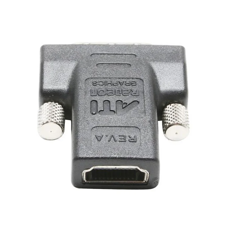 Genuine ATI DVI to HDMI adapter converter 1080P DVI in to HDMI out for PC laptop Monitor