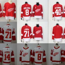 Трикотажные изделия с вышивкой Detroit Dylan Larkin Henrik Zetterberg Justine Abdelkader