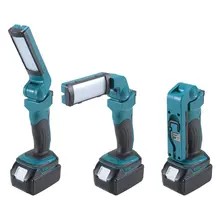 Hook Type Rechargeable LED Cordless Flashlight Lighting DML801 240/120 Lumens 18V