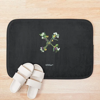 

Flowers Bath Mat 3d Pattern Print Bath Mats Anti Slip Soft Washable Bathroom Mat