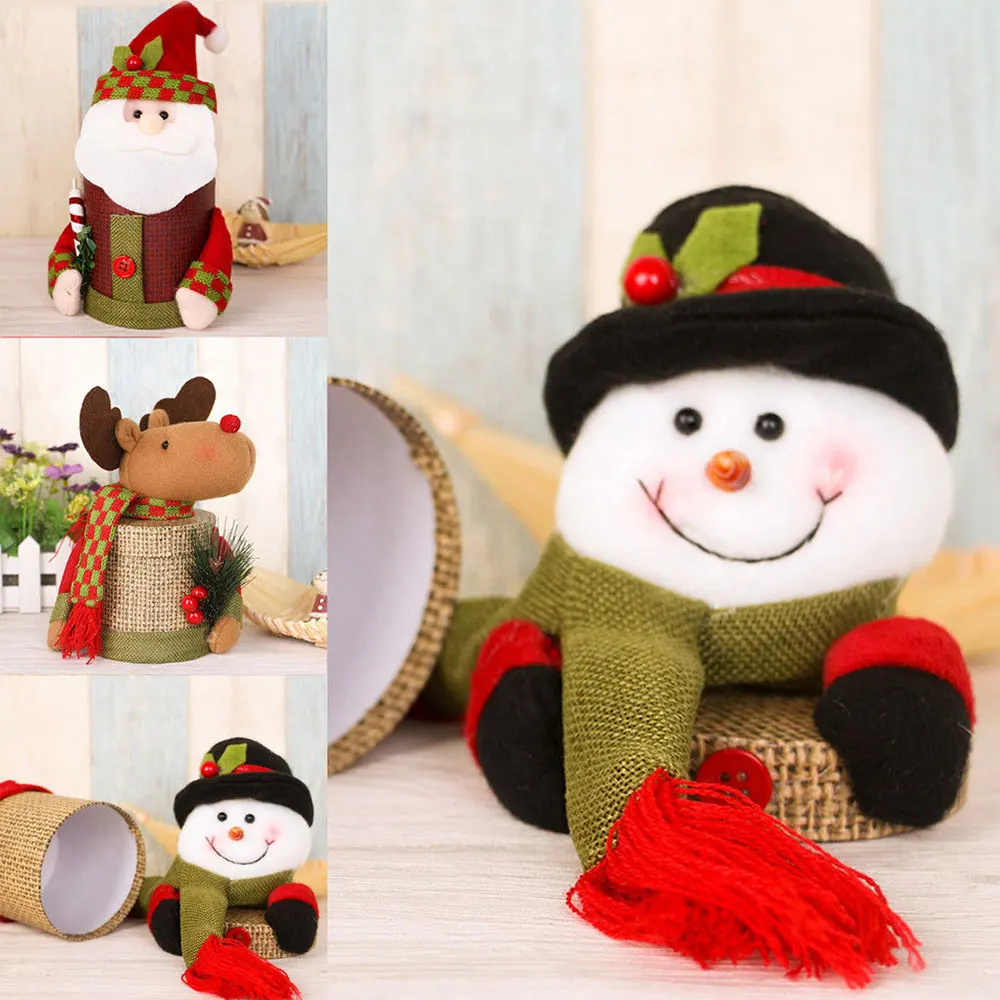 

Christmas Gift Candy Bottle Box Storage Bags Container Festive Party Xmas Decor