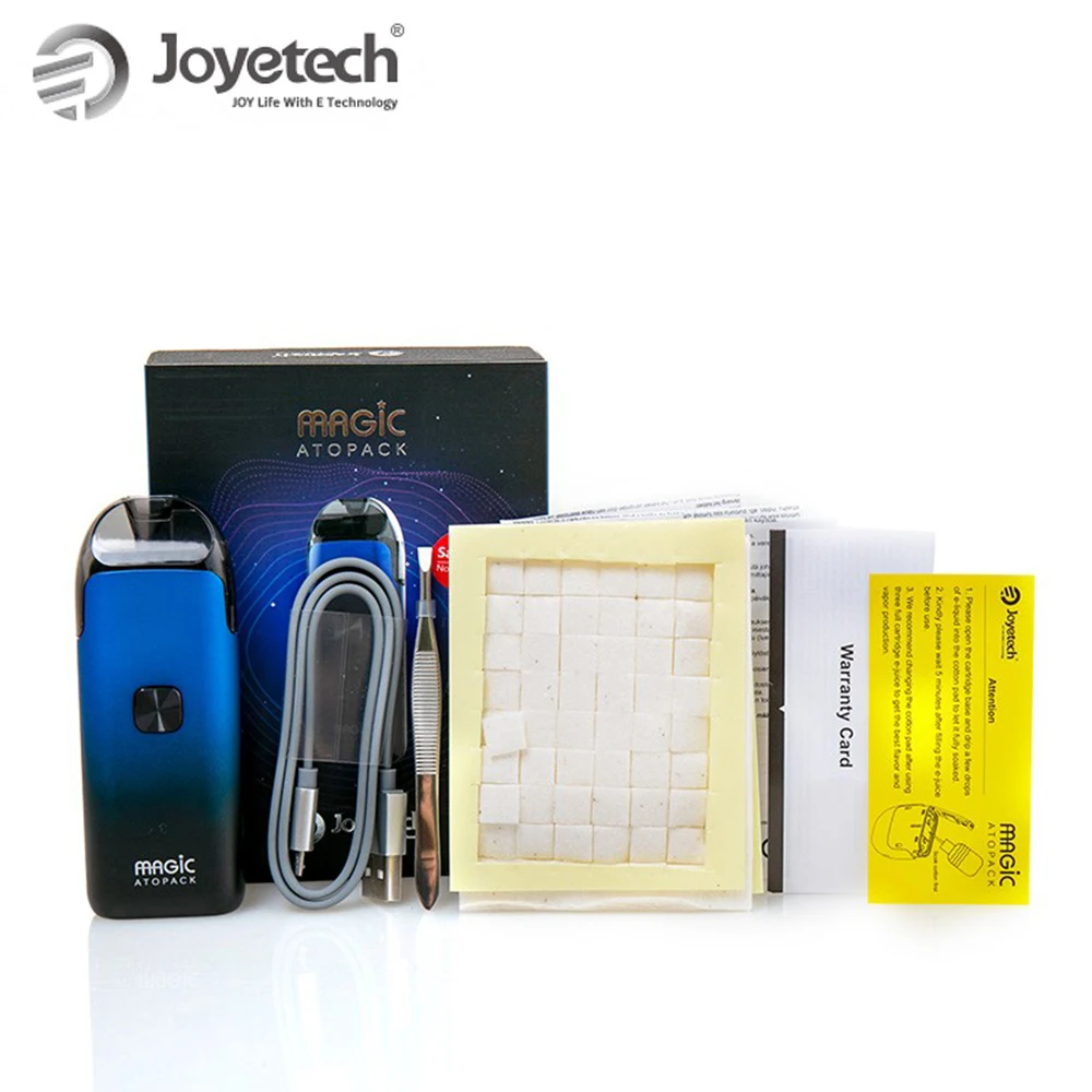 Дешево Оригинальный Joyetech Atopack Magic Pod Комплект Встроенный 1300 мАч аккумулятор ncfilel нагреватель 7 мл Pod электронная сигарета Pod