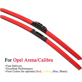

HESITE Color Windshield Wiper Blades For Opel Arena Van Calibra A C20XE C20NE Touring Race Sport Race Car 2019 Black Blue Wipers