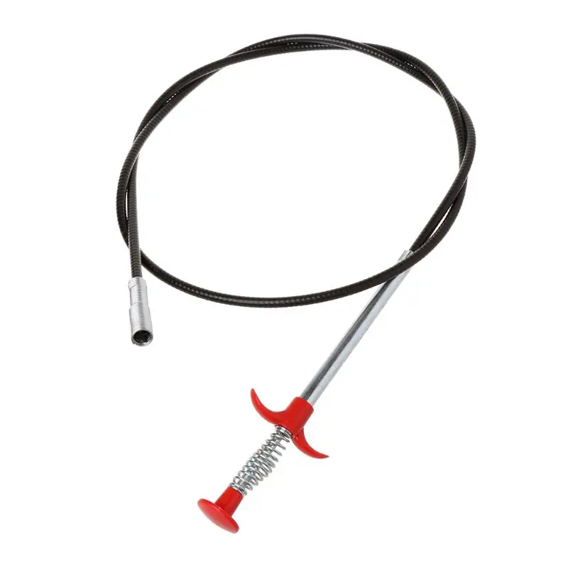 Herramienta de selección Flexible de acero inoxidable, agarre de garra de resorte largo, suministro de limpieza de alcantarillado de cocina, longitud de 1,6 m