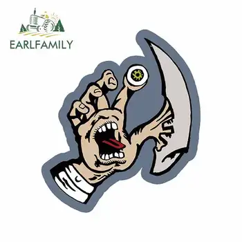 

EARLFAMILY 13cm x 11.4cm for MIGI PARASYTE Auto Car Stickers and Decals Cartoon Vinyl JDM ATV Laptop Decal Anime Camper Car Wrap