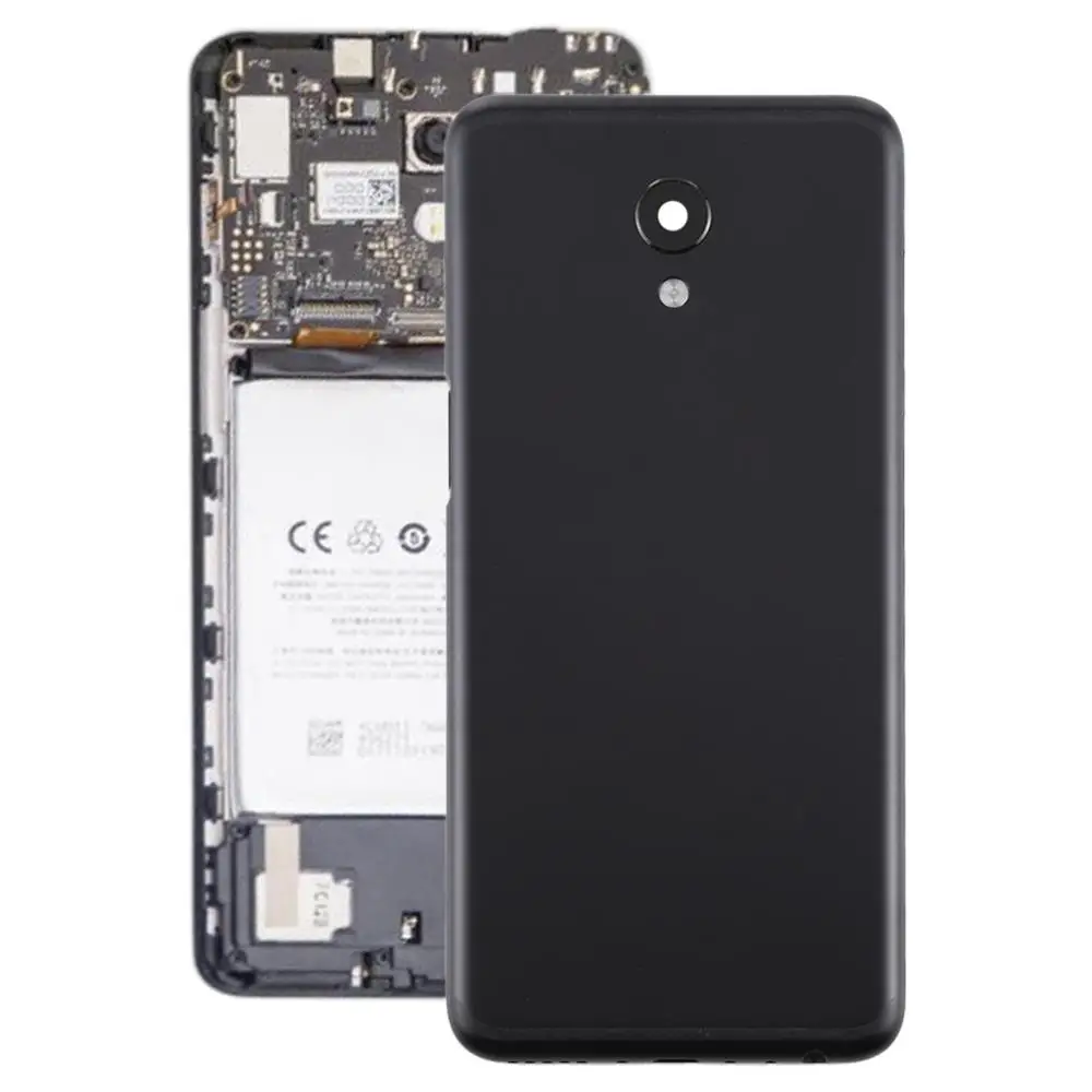 Задняя крышка батареи с объективом камеры для Meizu M6s M712H M712Q