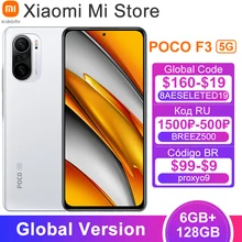 Global Version POCO F3 5G Cellphone Snapdragon 870 Octa Core 6GB RAM 128GB ROM 6.67" 120Hz E4 AMOLED Display 48MP Triple Camera