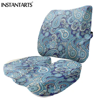 

INSTANTARTS Tribal Retro Mandala Patterns Stylish Car Accessories Seat Cushion for Leaning Anti-slip Car Seat Booster Cushion