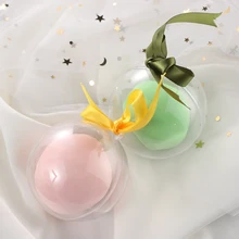 1 шт. Творческий мини персики тональный крем для лица порошок косметический спонж для макияжа кисть для румян BB крем мульти-Цвет буфами на рукавах губки Красота инструмент для макияжа