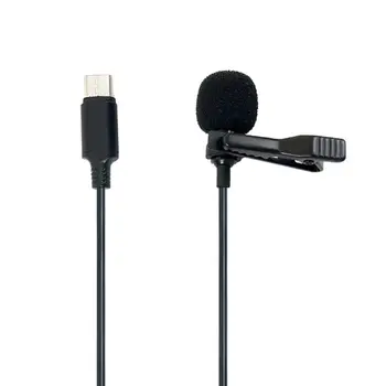 

Mini Clip On Microphone Type-C AUdio Interface Lavalier Mic for ANdroid Phones