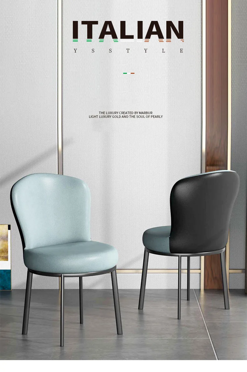 Light Luxury Dinning Chair Home Furniture Backrest Bedroom Dining Chair 의자 cadeiras de espera Home Dinning Chairs стул