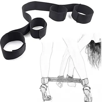 

Erotic Toys Gags Muzzles Restraints Handcuffs&Ankle Cuff BDSM Bondage Set Flirting Adult Games Fetish Sex Toys For Couples Slave