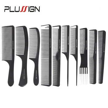 

3Pcs/Lot Round-Handle Wide-Tooth Detangling Comb Salon Hair Accessories Paddle Brush Afro Comb Plussign Quality Hair Brush