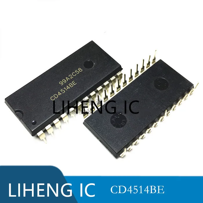 100% новый и оригинальный CD4514BE CD4514 DIP-24 |