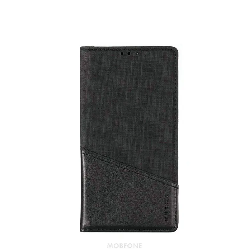 Чехол MOBFONE для Xiaomi Redmi Note 8 Pro, кожаный чехол для Redmi 8, флип-чехол с автоматическим магнитным замком и подставкой, чехол-книжка для Redmi 8A, сумка - Цвет: Черный