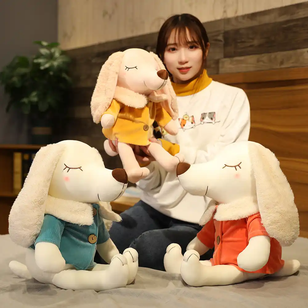 ホットな新かわいい Vip 犬ぬいぐるみ女の子ラグドール人形寝ている枕子ラグドール高貴なロング耳犬子供の日ギフト Null Aliexpress