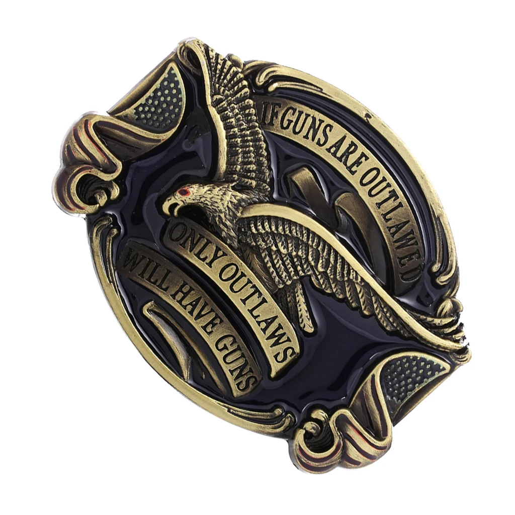 Running Horse Belt Buckle - Roaring Eagle - Western Cowboy Rodeo Belt Buckles for Men and Women Gift for man boy friend father