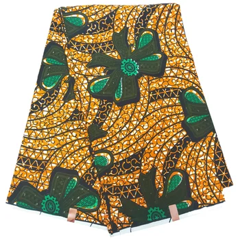 

Batik style african java wax print fabric cotton 6 yards highe quality african Ankara Java prints wax for fashion dress!AT1