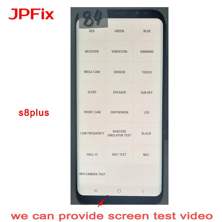 JPFix Super AMOLED для Samsung Galaxy S8 Plus G955 LCD сенсорный экран в сборе с точечной теневой
