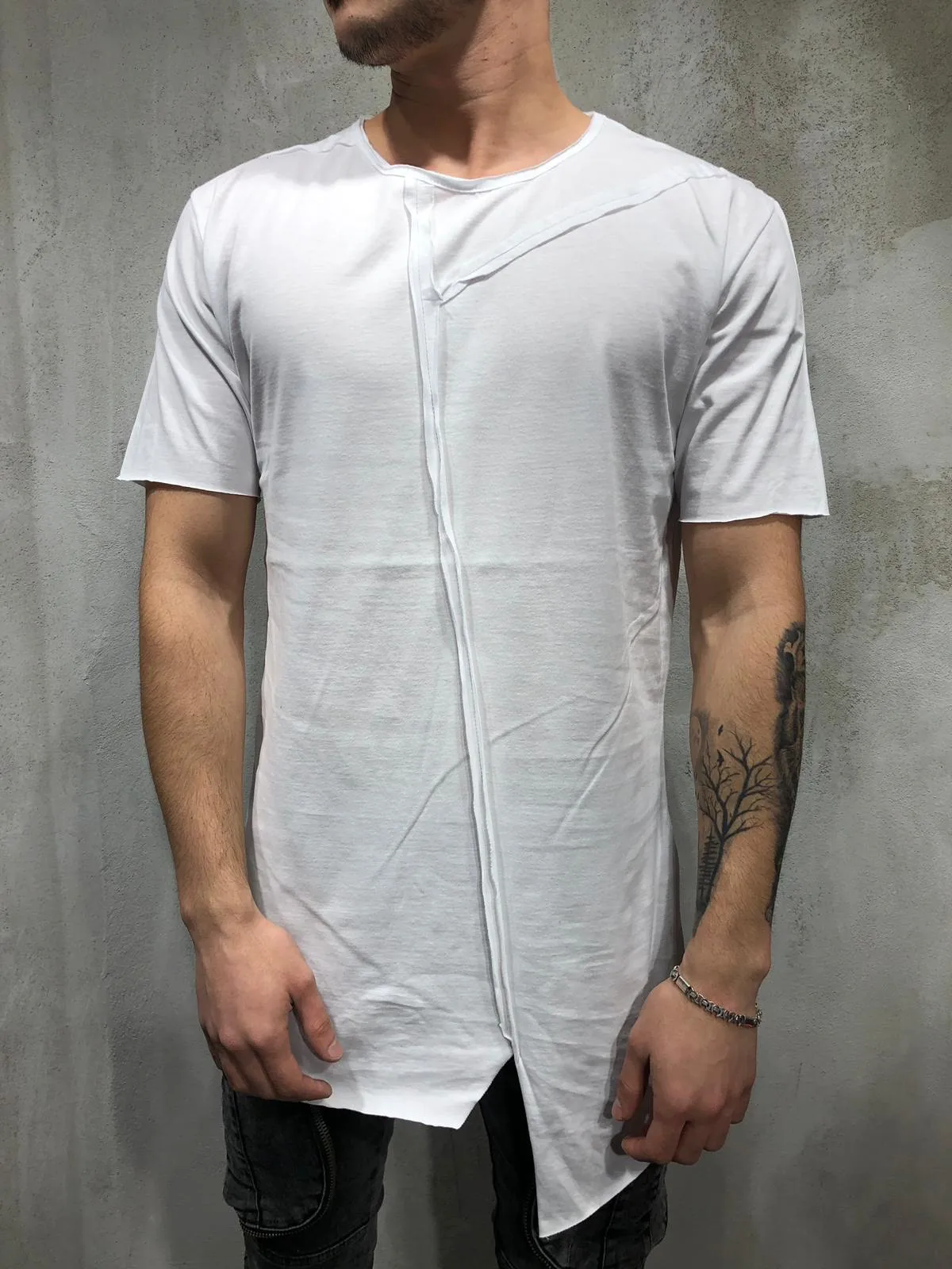 Мужская футболка с коротким рукавом и круглым вырезом в стиле хип хоп|Футболки| |