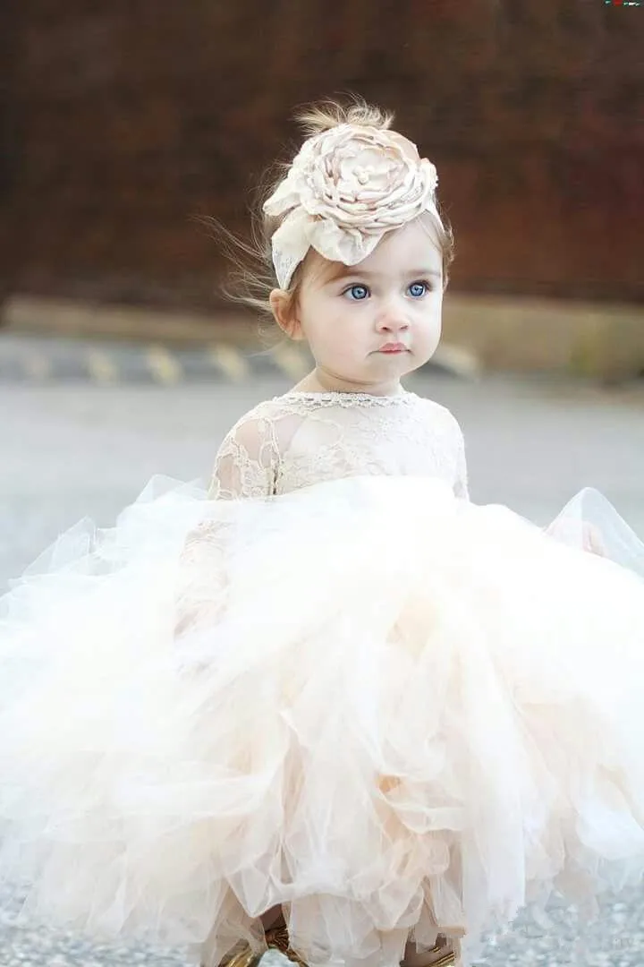 infant flower girl dresses long sleeve
