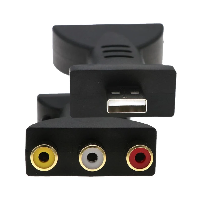 AV Head USB2.0 на 2RCA материнский видео кабель адаптер Revolution 2 RCA Женский для всех