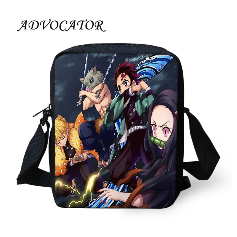 ADVOCATOR сумка-мессенджер для подростков, детские сумки через плечо, Demon Slayer, женская сумка на плечо, Bandolera Hombre - Color: as picture