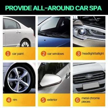 

30ml 9H NANO Ceramic Glass Coating Liquid Hydrophobic Anti-Scratch With Sponge