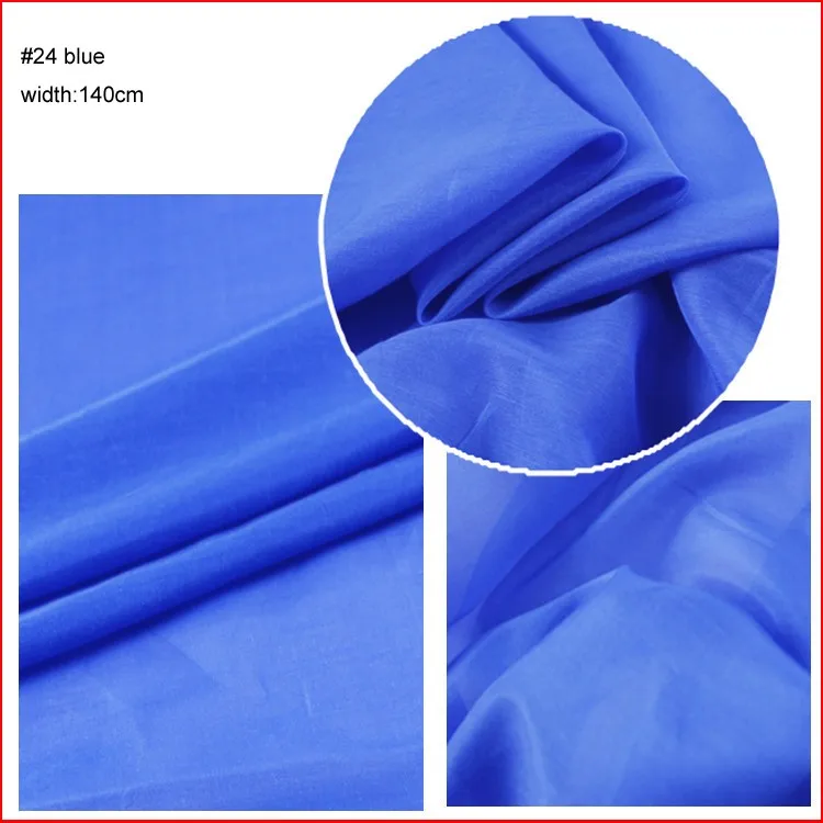 Luxurious Pure White Silk-Cotton Fabric for Dress Linings - Lightweight & Soft