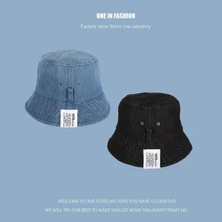 Japanese Retro Old Cowboy Fisherman Hat Female Tide  Simple and Versatile Casual Solid Color Basin Hat Sunshade Male Hat
