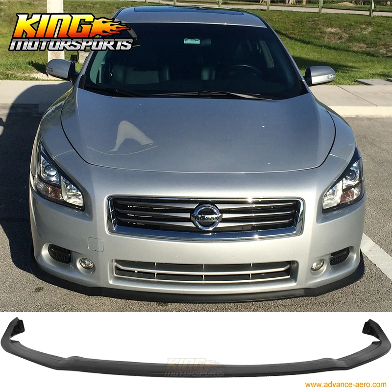 Подходит для 09 15 10 11 12 13 14 Nissan Maxima CS Style переднего бампера губ под сплиттер PU|front bumper