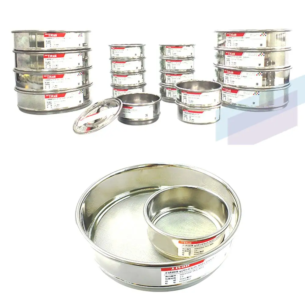 

Experimental Supplies Mesh Sieve 30X4.5cm Stainless Steel Sieve Laboratory Screening Filtration Tool