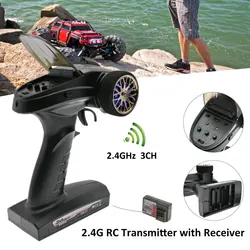 Pièces RC GN 3T G système Radio Anti brouillage à 3 canaux, télécommande émetteur avec récepteur pour voiture bateau RC, 2.4 