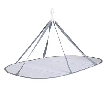 

Mesh Clothes Hanging Dryer Abrasion Resistant Sweater Drying Basket Racks Hanging Clothes Laundry Net Mesh Basket Dryer Net