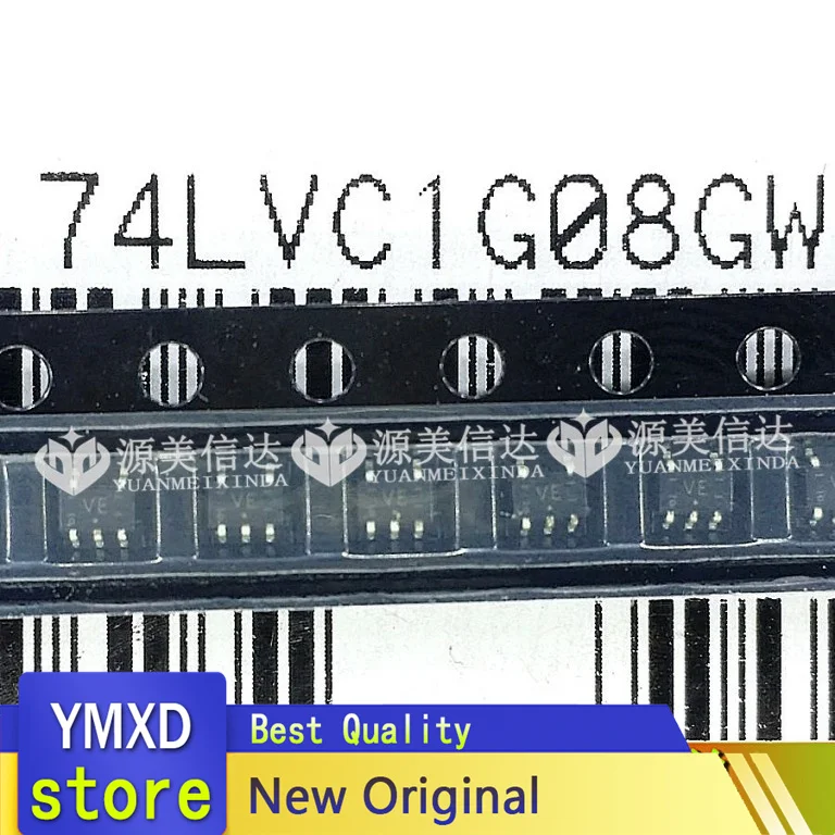 

10 шт./лот новый оригинальный 74LVC1G08GW шелкографическая микросхема VE SOT-353Package SOT23-5 Logic IC