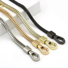 Snake Bone Bag Chain Metal Durable Simplicity Chain Replaceable Handbag Chain Solid Color All-match Bag Accessories 100Cm-120Cm