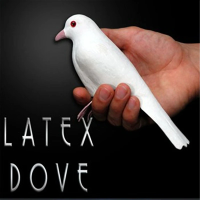 Super Latex Dove Magic Tricks Rubber Dove Vanishing/Appearing Props Stage Accessory Gimmick Illusion