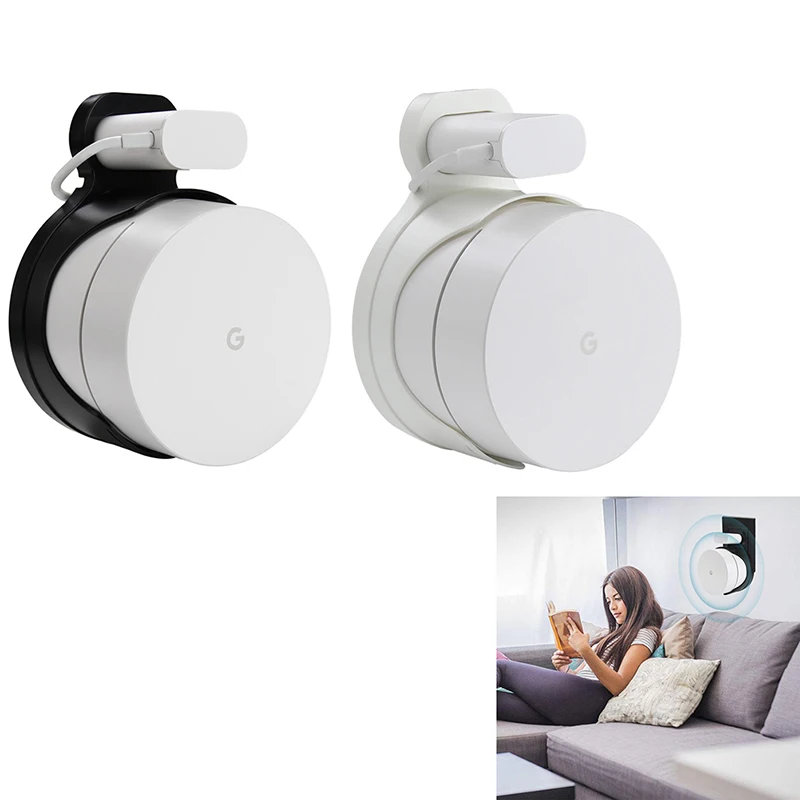 Durable Lightweight Storage WIFI Router Wall Mount Stand Protective Case For Google WiFi Wall Mount Office Bracket Protector