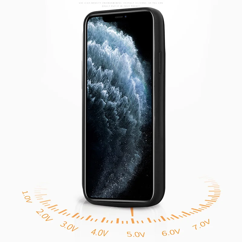 Для iPhone 11 pro max, чехол для зарядного устройства, 5000 мА/ч, 6000 мА/ч, аккумулятор для мобильного телефона, для iPhone 11 pro, чехол для телефона, Powerbank