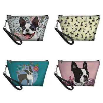 

Women Neceser Make Up Bag Waterproof Boston Terrier Cosmetic Bags Pouch Wash Toiletry Bag Travel Organizer Case Mujer Bolsas
