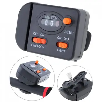 

99.9m Fishing Line Counter Clip on Rod Meter Gauge Depth Finder Digital Jigging Fishing Tackle Tools