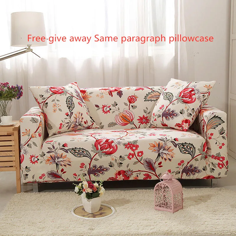 1/2/3/4 Seater Elastic Sofa Covers Slipcovers Settee Stretch Couch Protector Red 