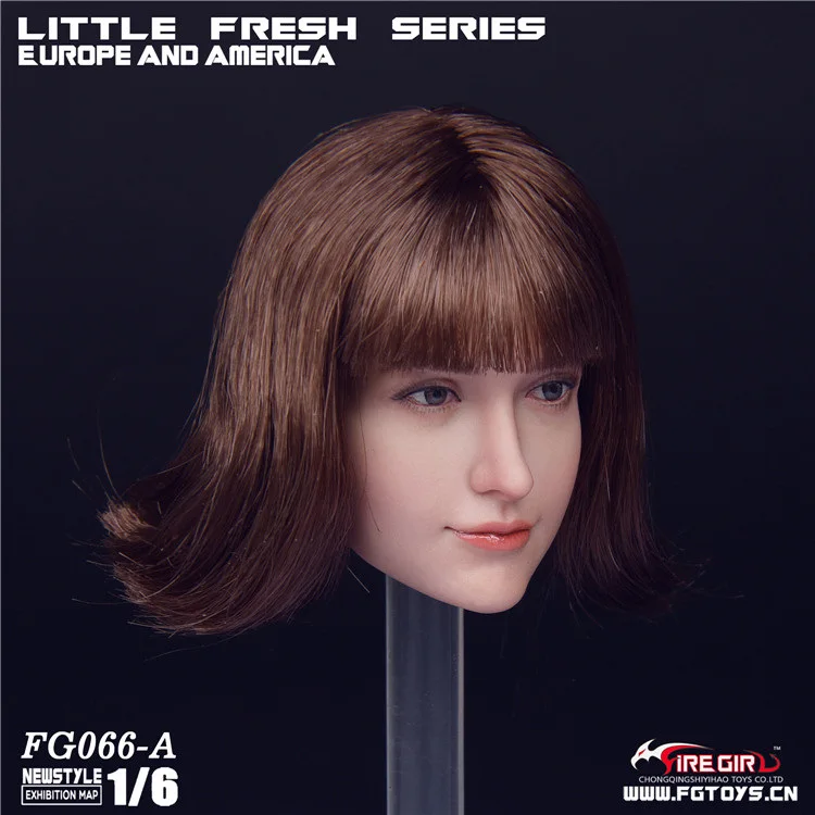 FireGirl игрушки FG066 1/6 в европейском и американском стиле; милая Красота головка Скульптура для детей возрастом от 12 дюймов Коллекционная Tbleague бледно-фигурка героя «сделай сам»