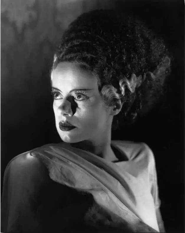 Невеста Франкенштейна Эльзы из фильма ужасов Художественная печать Шелковый