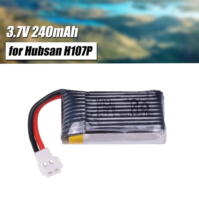 Аккумулятор LiPo 3 7 в 240 мАч для Hubsan H107P аккумулятор самолета четырехосевой Дрон