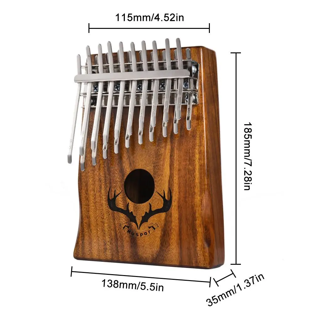 Muspor 20 Key Kalimba Высококачественная Акация дерево красное дерево «пианино для больших пальцев» пальчиковая перкуссионная клавиатура Mbira Sanza музыкальный инструмент