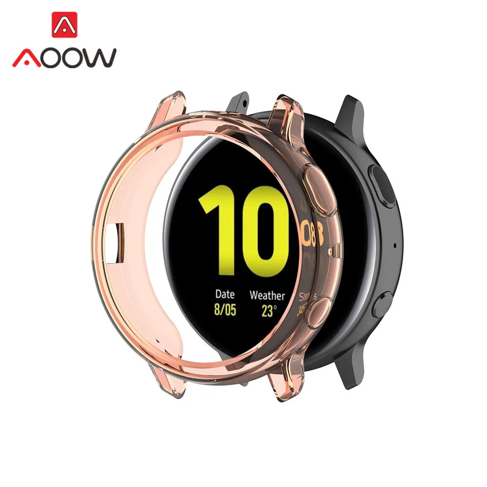 Мягкий силиконовый защитный чехол для samsung Galaxy Watch Active2 40 мм 44 мм Active 2 ультратонкий защитный чехол
