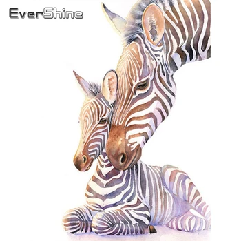 

Evershine 5D Diamond Painting With Square Rhinestones Cross Stitch Cartoon Embroidery Full Set Home Decoration Gift