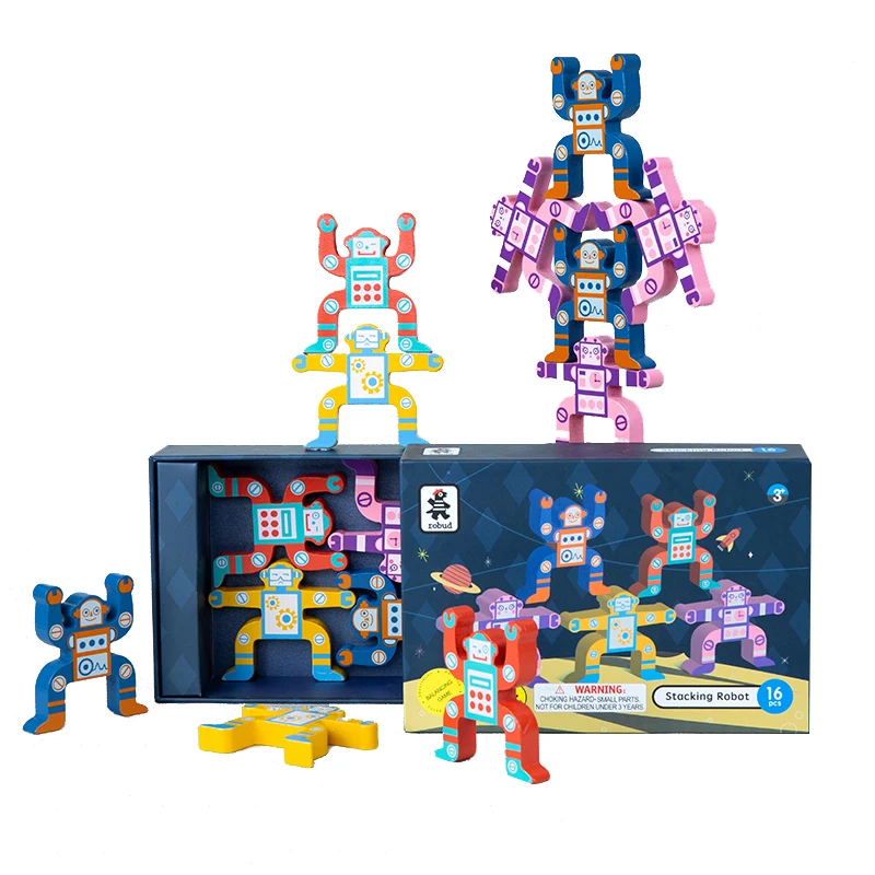 Конструктор Robotime деревянные блоки балансирующая игра развивающие игрушки для