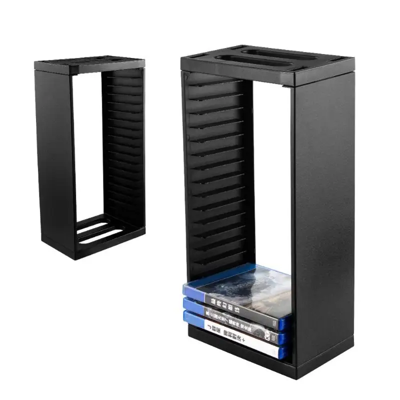 Disks-Organizer Discs-Holder Storage-Tower Vertical-Stand Games Slim Xbox-One Ps4 Pro